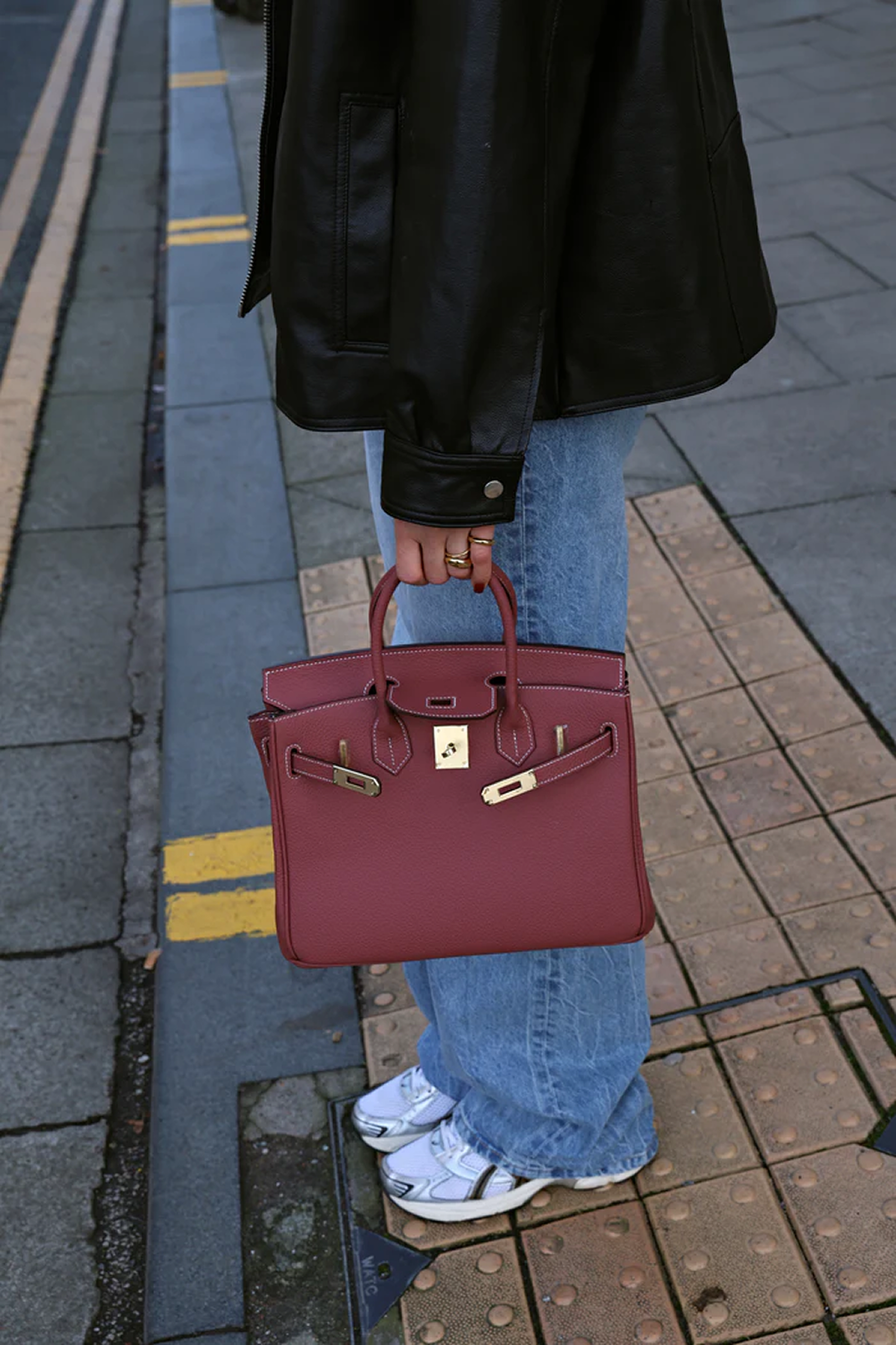 CHELSEA BAG - BURGUNDY