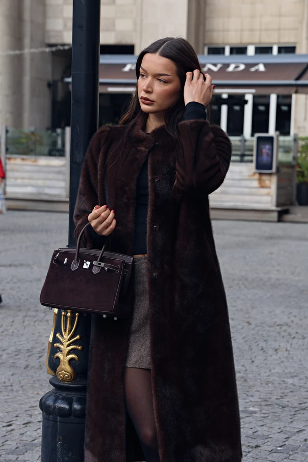 CHLOE BAG - CHOCOLATE