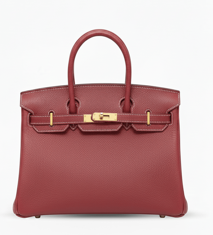 CHELSEA BAG - BURGUNDY - Totes Luxe UK