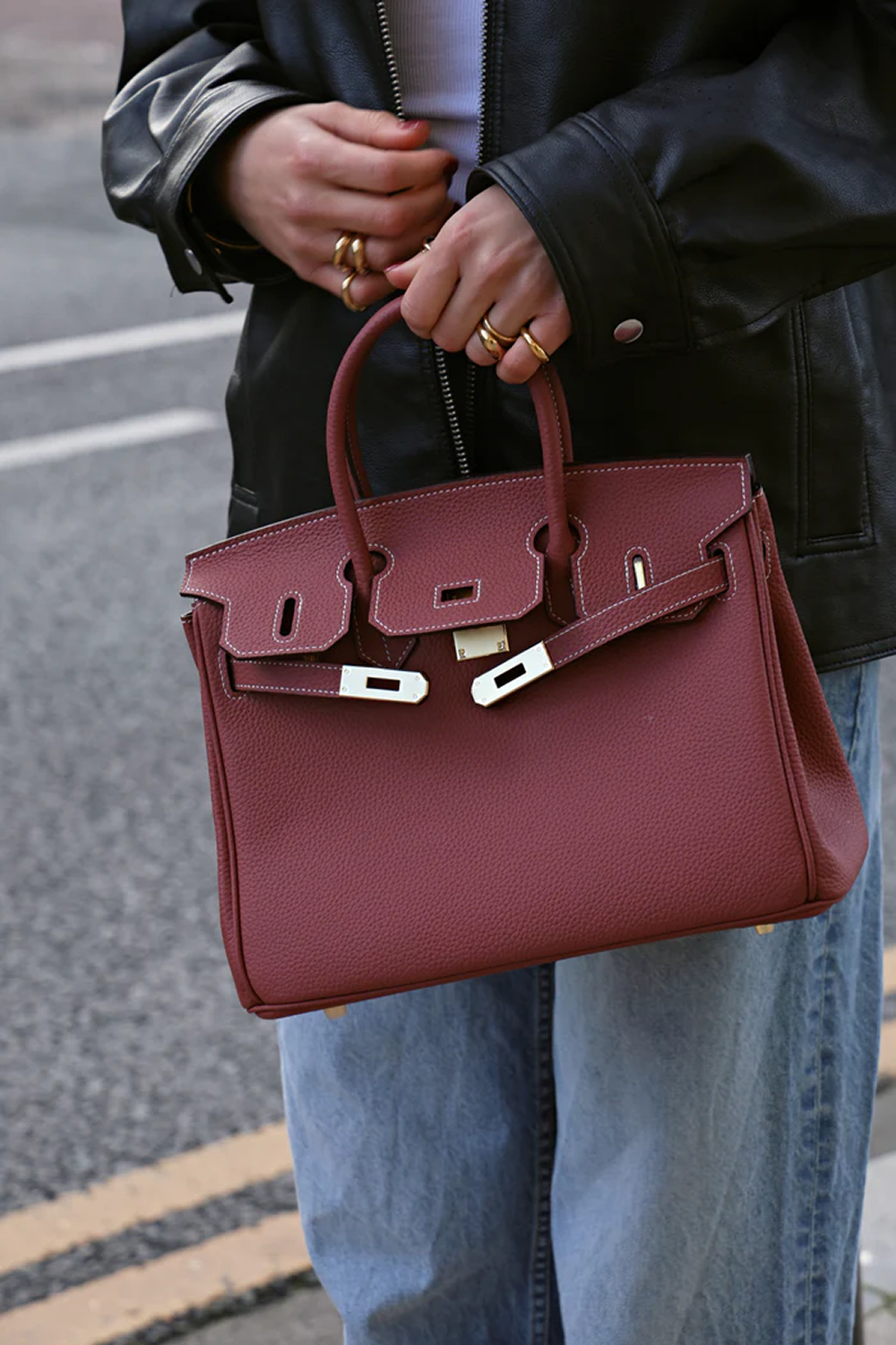 CHELSEA BAG - BURGUNDY