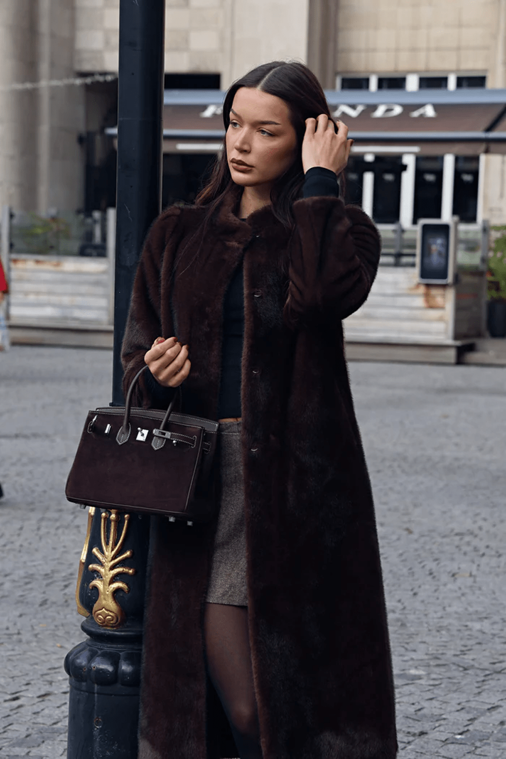 CHLOE BAG - CHOCOLATE - Totes Luxe UK