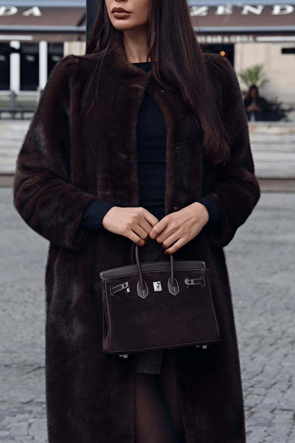 CHLOE BAG - CHOCOLATE - Totes Luxe UK