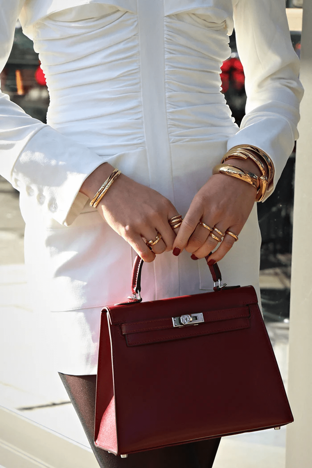 ZARA BAG - BURGUNDY - Totes Luxe UK